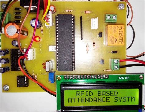 purpose of rfid attendance system|rfid based attendance system using 8051.